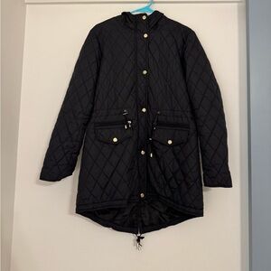 Steve Madden Navy Blue Quilted Women's Jacket/Coat